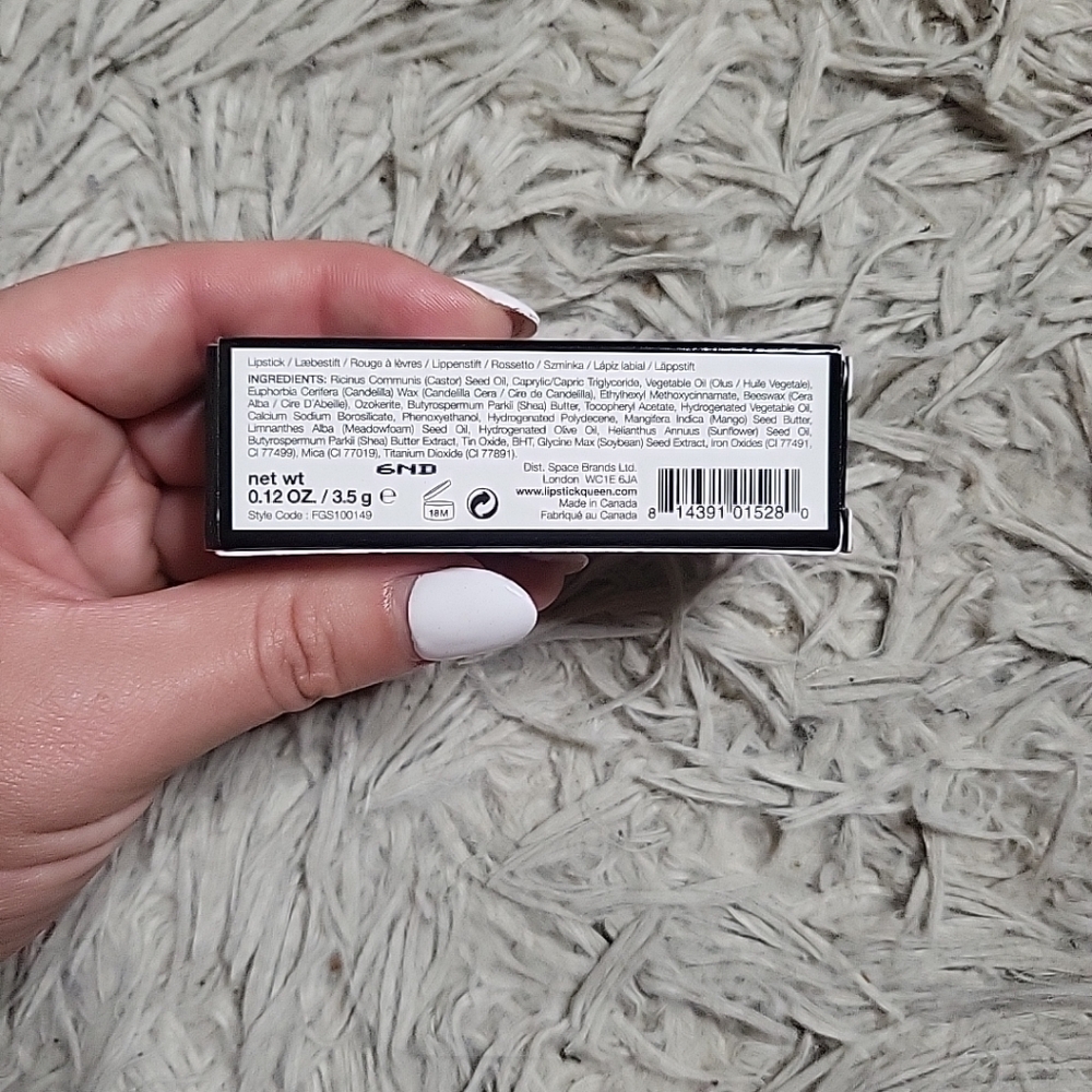 Lipstick Queen Lipstick Black Lace Rabbit 0.12oz / 3.5g Full Size New NIB ✨️💫 - Picture 14 of 16
